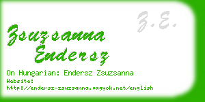 zsuzsanna endersz business card